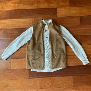 Lauren by Ralph Lauren Faux Suede Vest NWOT XSP